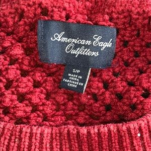 Maroon American Eagle sweater, used.
